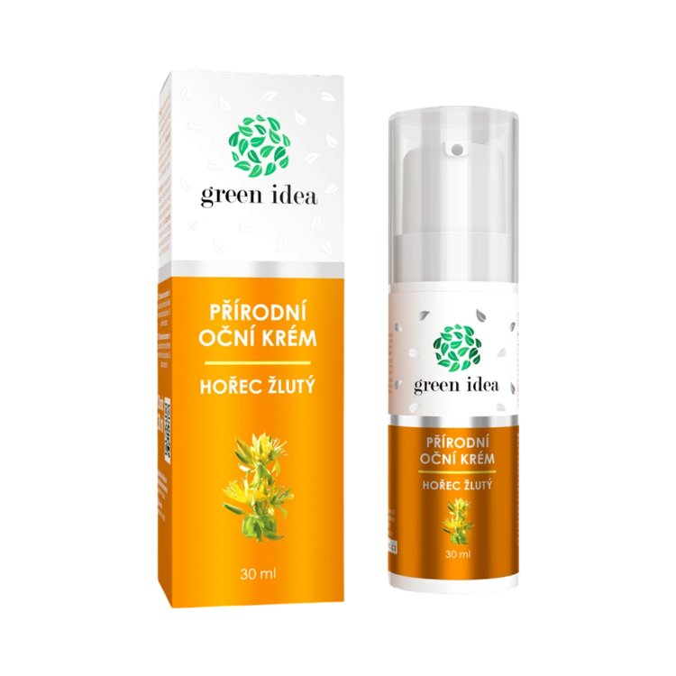 Kép Green idea természetes szemkörnyékápoló krém sárga tárniccsal – 30 ml