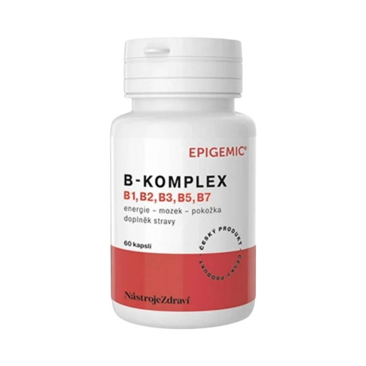 Kép B-KOMPLEX B1, B2, B3, B5, B7 – 60 kapszula – Epigemic®
