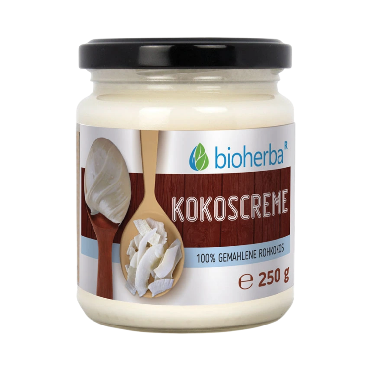 Kép 100% kókuszkrém őrölt nyers kókuszból – 250 g – Bioherba