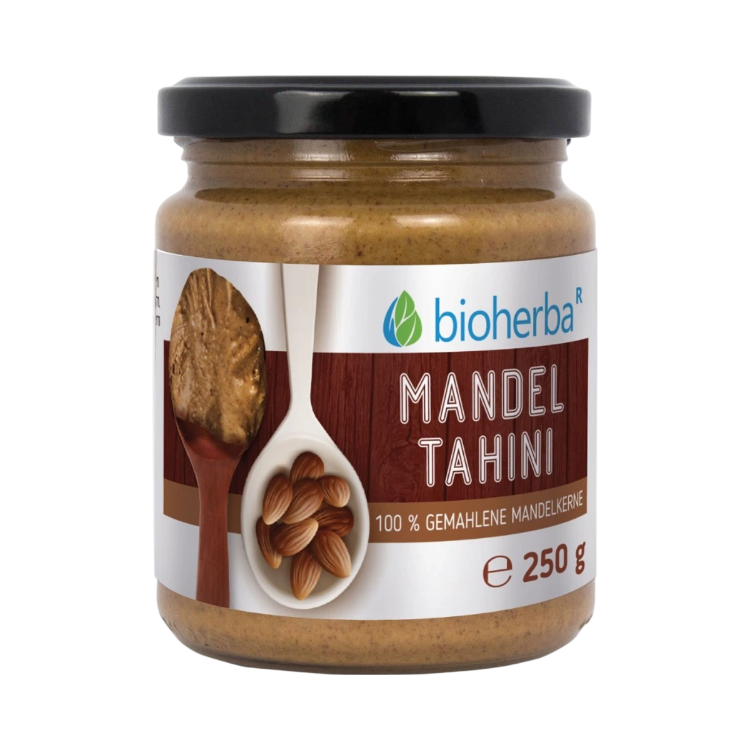 Kép 100% mandula tahini őrölt mandulabélből – 250 g – Bioherba