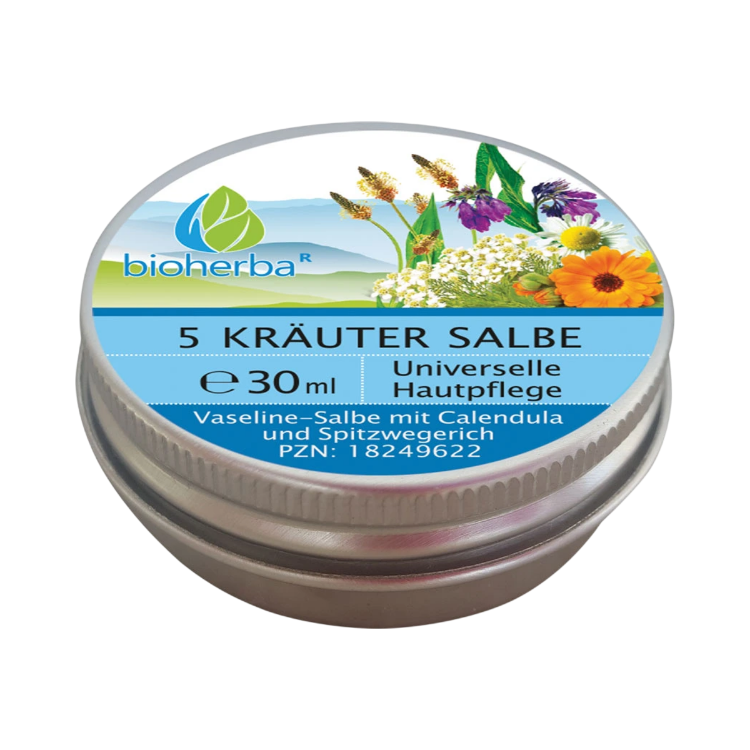 Kép Bioherba 5 gyógynövényes univerzális bőrkenőcs – 30 ml