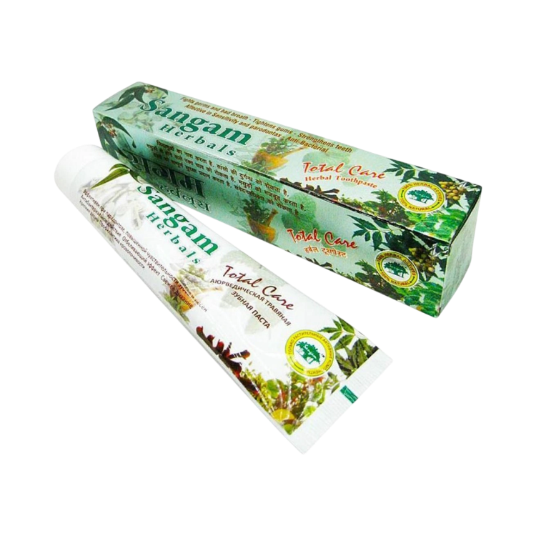 Kép Sangam Herbals ajurvédikus gyógynövényes fogkrém – 100 g