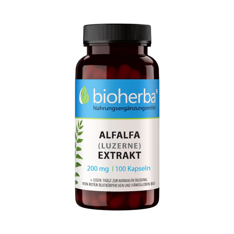 Kép Alfalfa (lucerna) kivonat 200 mg – 100 kapszula – Bioherba