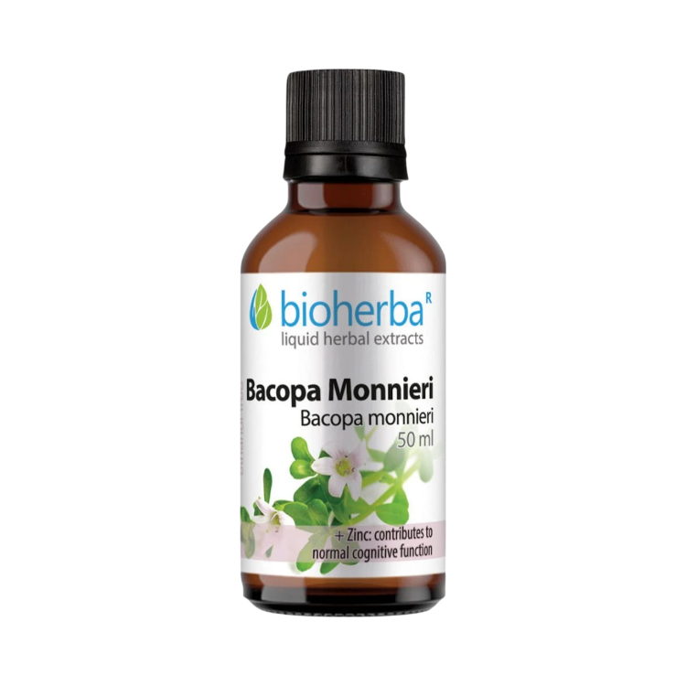 Kép Bacopa monnieri tinktúra cseppek – 50 ml – Bioherba