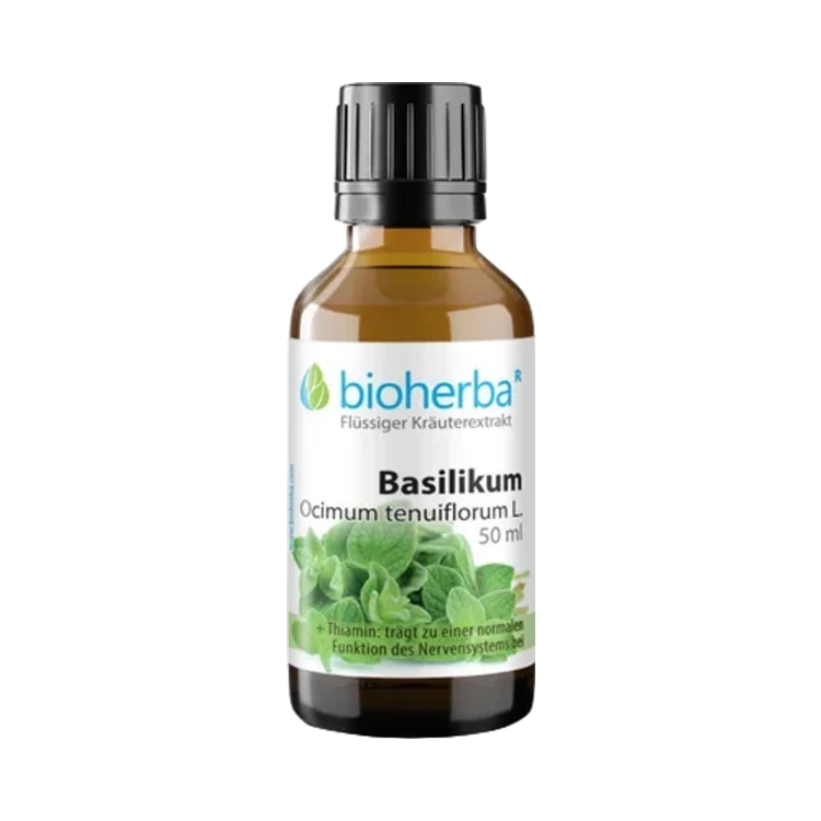 Kép Szent bazsalikom (Tulsi) tinktúra cseppek - 50 ml - Bioherba