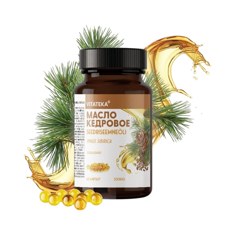 Kép Vitateka cédrusolaj 300 mg – 60 kapszula