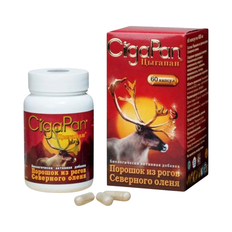 Kép Fitokosmetik CigaPan – rénszarvasagancs-kivonat – 60 kapszula