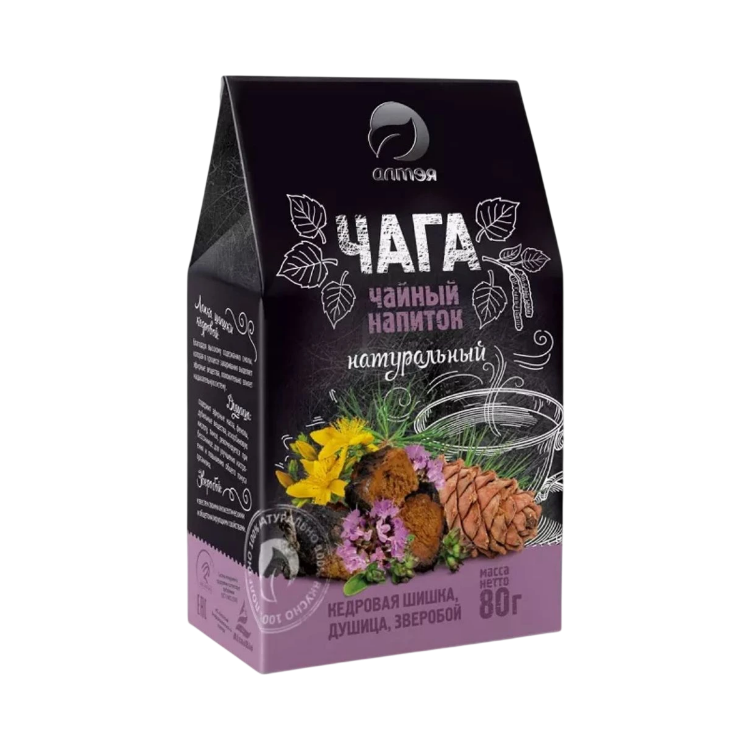 Kép Alteya csaga tea cédrustobozzal és orbáncfűvel, szálas - 80 g