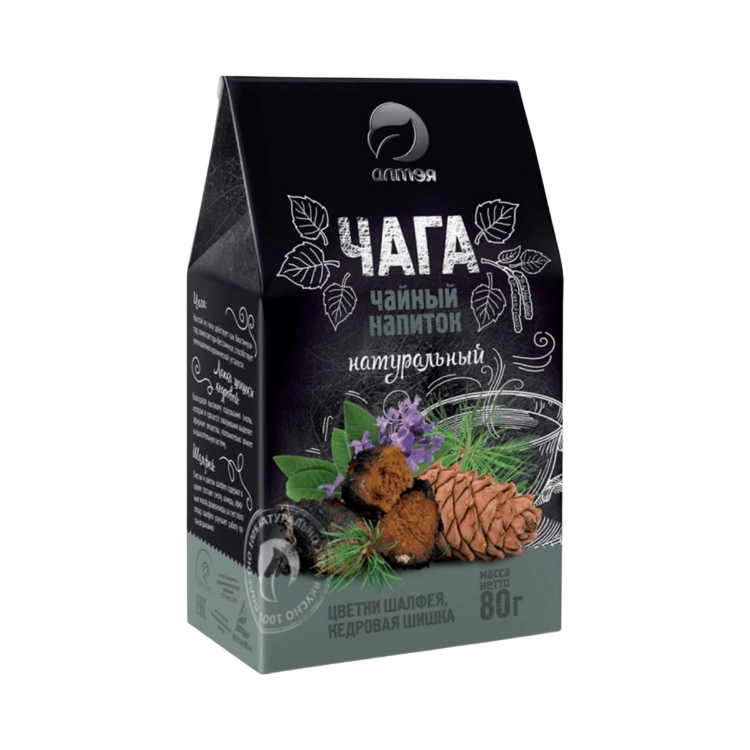 Kép Chaga tea cédrustobozzal és zsályával - 80 g - Alteya