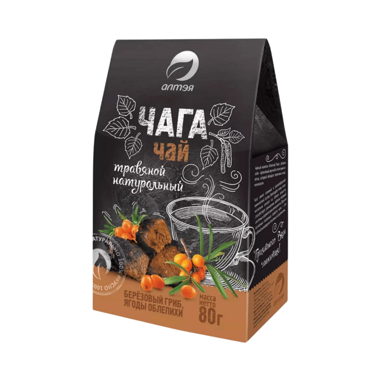 Kép Chaga tea homoktövissel, szálas - 80 g - Alteya