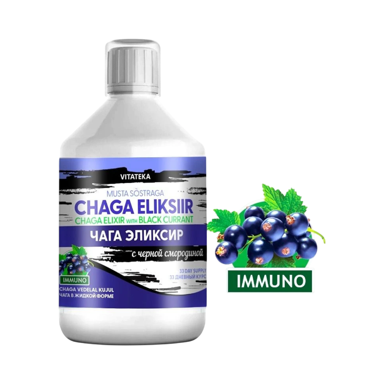 Kép Chaga elixír fekete ribizlivel – 500 ml – Vitateka