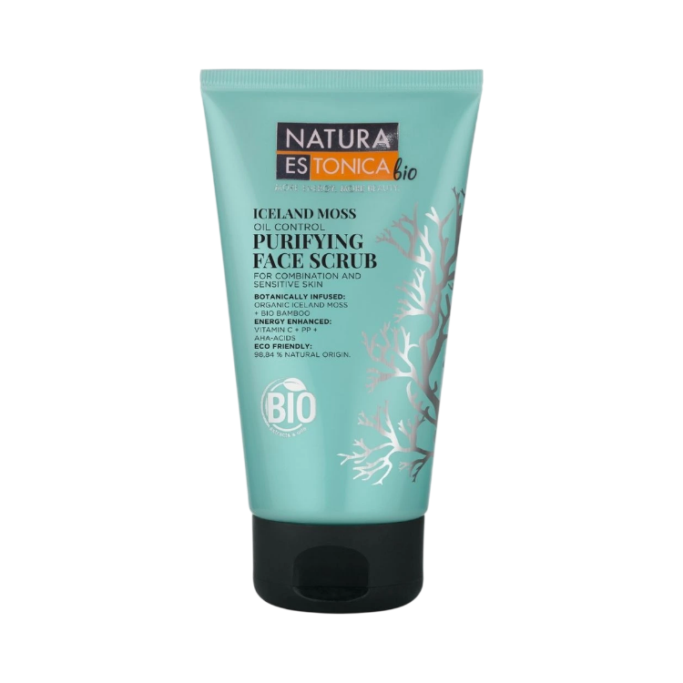 Kép Natura Estonica tisztító arcradír izlandi zuzmóval – 150 ml