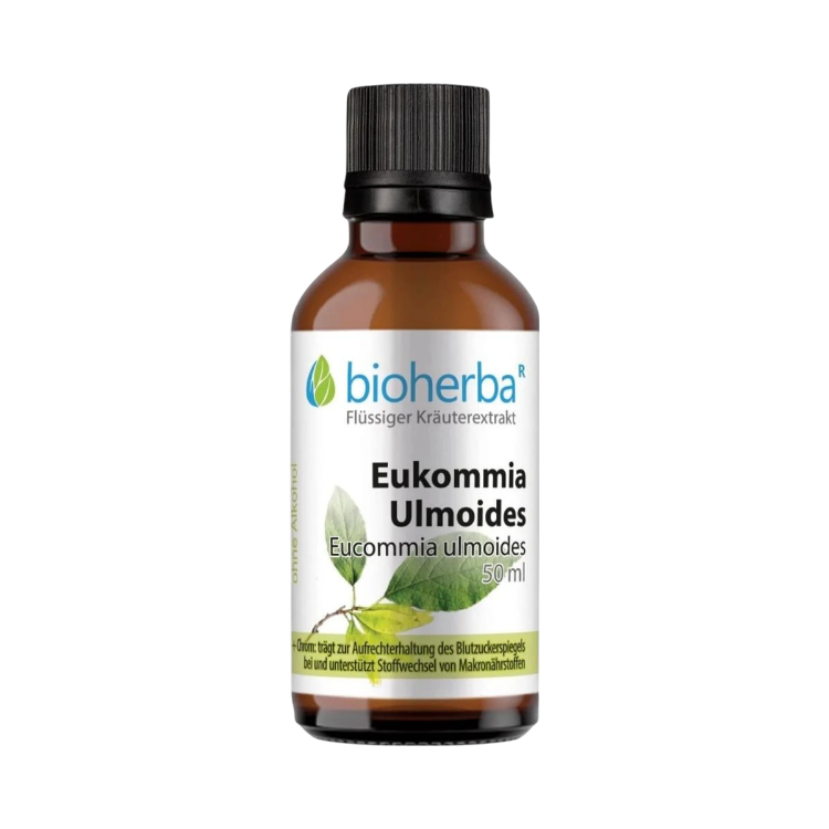 Kép Eukómia tinktúra cseppek krómmal - 50 ml - Bioherba