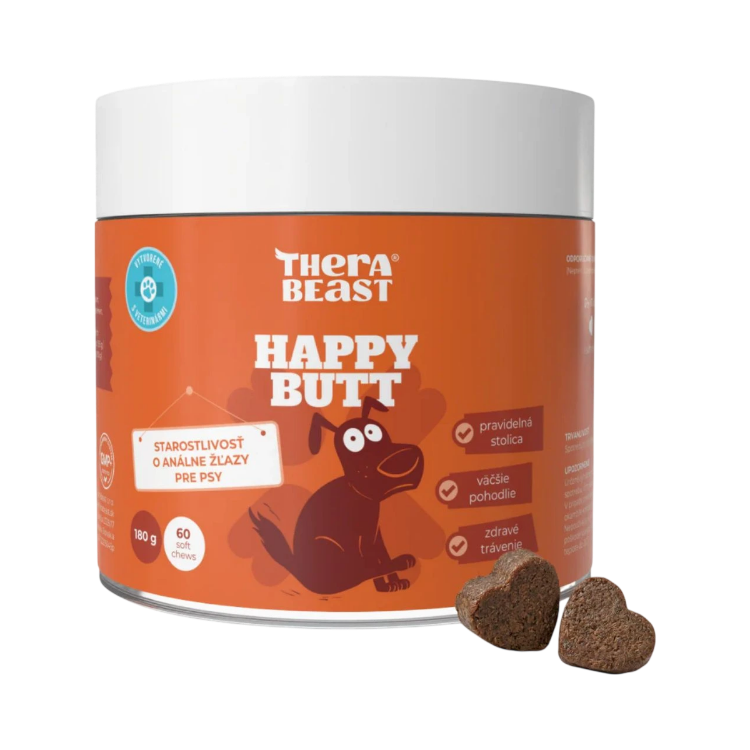 Kép Happy Butt – az análmirigyek és a megfelelő széklet támogatására kutyáknak – 60 db – Therabeast