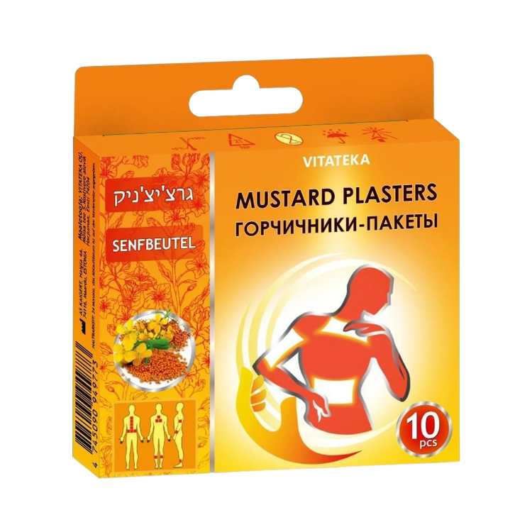 Kép Vitateka mustártapasz – 10 db