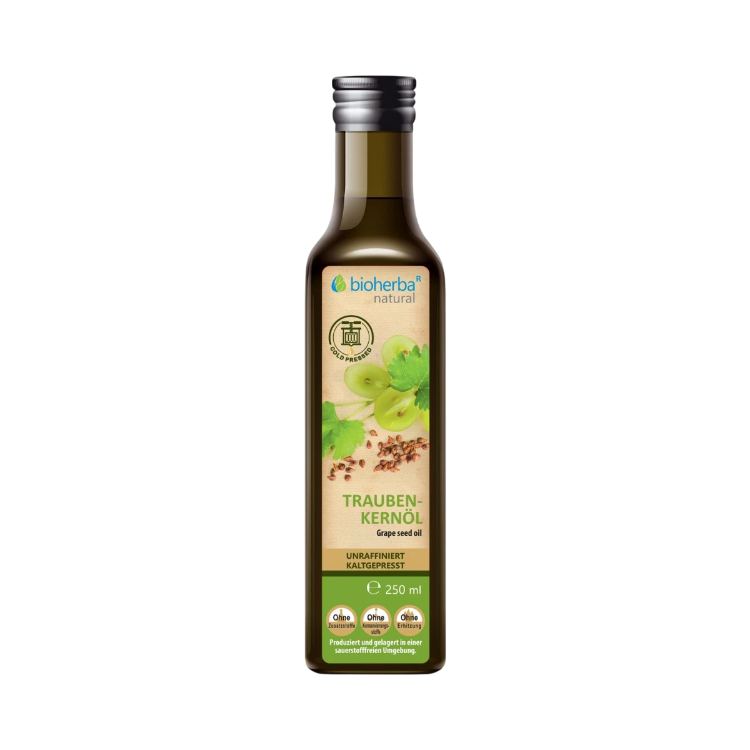 Kép Hidegen sajtolt szőlőmagolaj - 250 ml - Bioherba