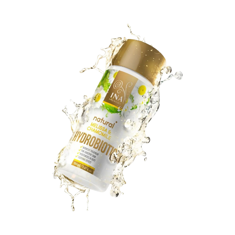 Kép INA Essentials HYDROBIOTIC kamilla, citromfű és Aloe Vera – intenzív nyugtató ápolás érzékeny arcbőrre – 150 ml