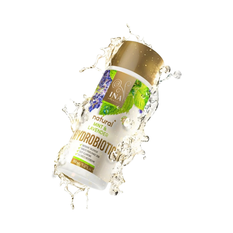 Kép HYDROBIOTIC levendula és menta – intenzív ápolás pattanásra hajlamos bőrre – 150 ml – INA Essentials