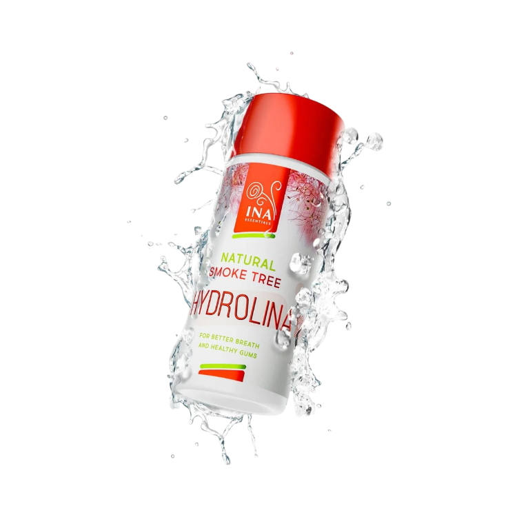 Kép HYDROLINA - cserszömörcés szájvíz vérző ínyre és kellemetlen leheletre - 150 ml - INA Essentials