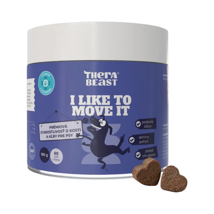 Kép I Like To Move It Premium – ízület- és porctámogatás kutyáknak – 60 db – Therabeast