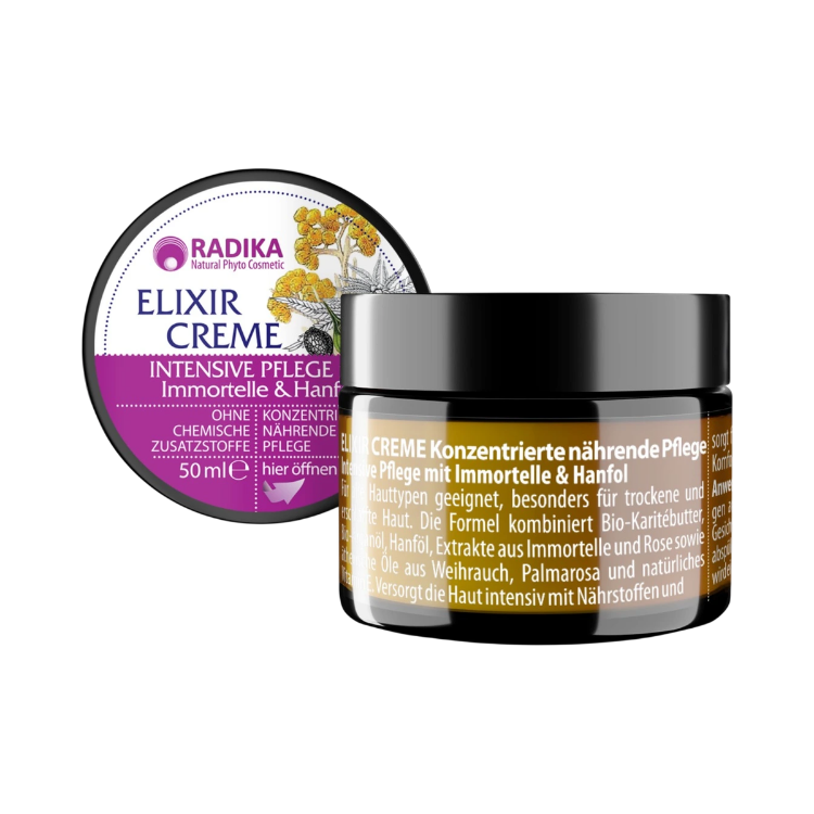 Kép Bioherba intenzív regeneráló krém immortelle olajjal és kendermagolajjal - 50 ml