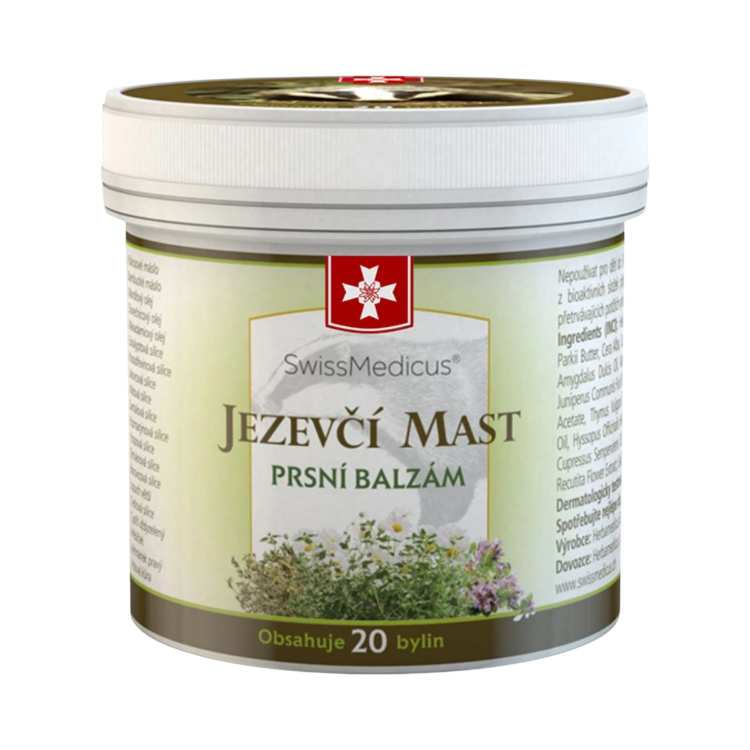 Kép SwissMedicus borzzsír gyógynövényes balzsam - 125 ml