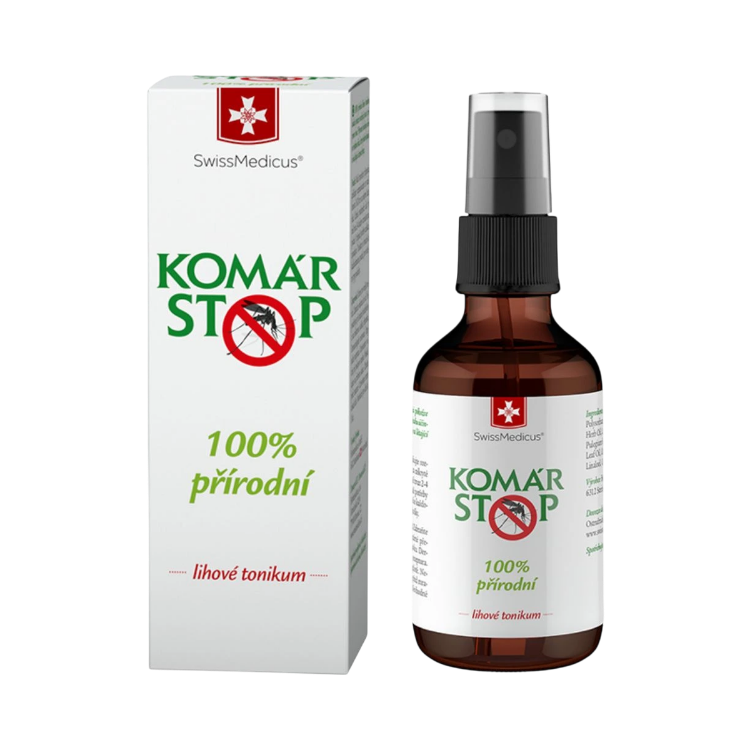 Kép KomárStop természetes tonik szúnyogok és rovarok ellen - 100 ml - SwissMedicus