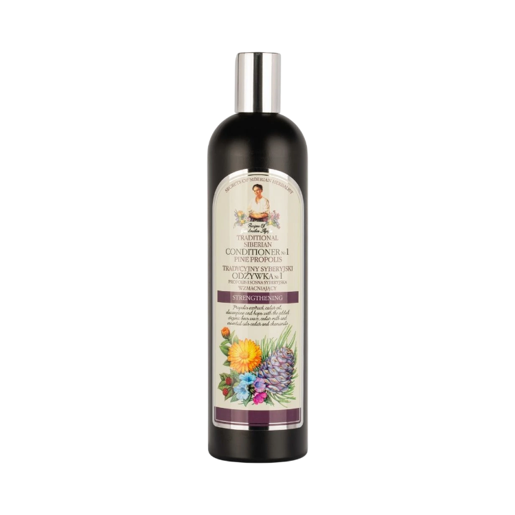 Kép Babička Agafia №1 fenyőpropoliszos hajkondicionáló – 550 ml