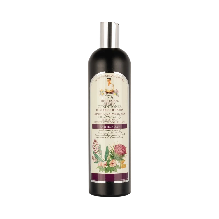 Kép Babička Agafia №3 bojtorján-propoliszos hajkondicionáló – 550 ml