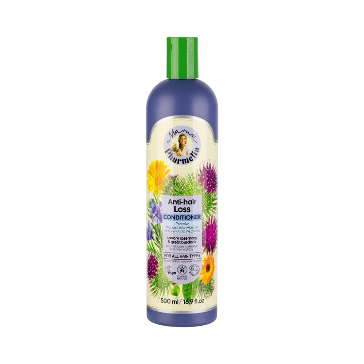 Kép Mama Pharmelia rozmaringos és bojtorjános hajhullás elleni kondicionáló - 500 ml