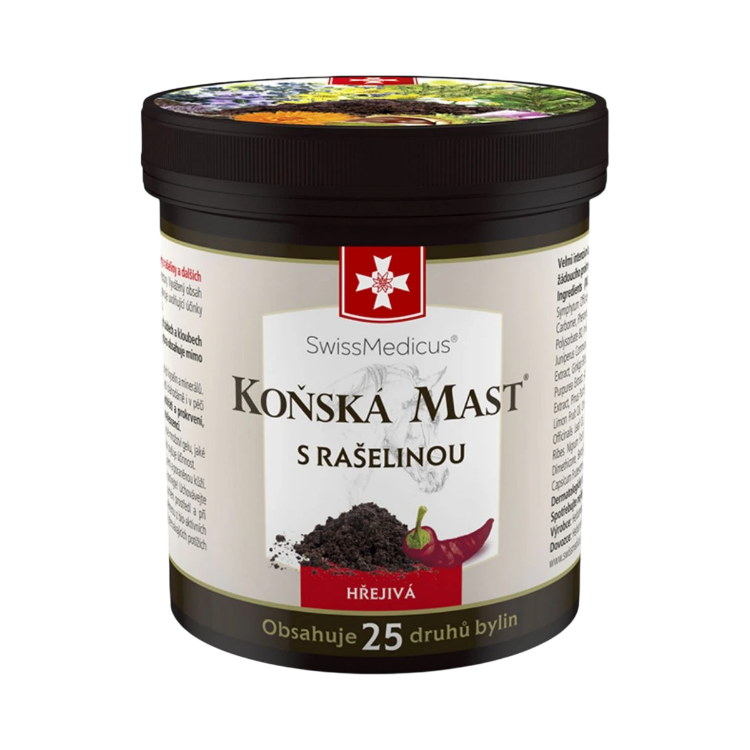 Kép SwissMedicus melegítő lóbalzsam tőzeggel – 250 ml