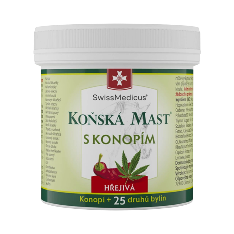 Kép SwissMedicus melegítő kendermag-kivonatos lóbalzsam – 500 ml