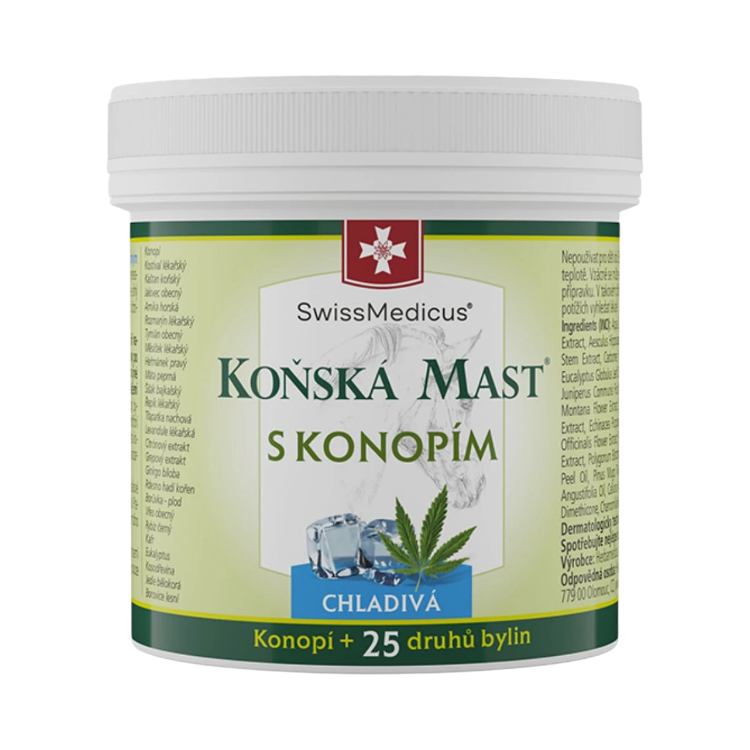 Kép SwissMedicus hűsítő kenderes lóbalzsam – 500 ml
