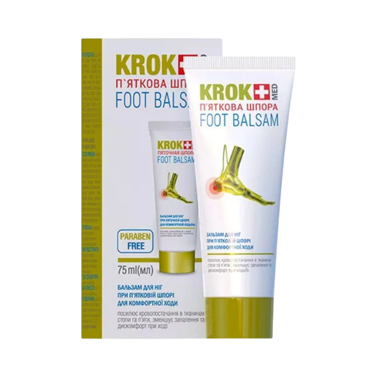 Kép KrokMed hűsítő krém sarokcsonti kinövésre – 75 ml