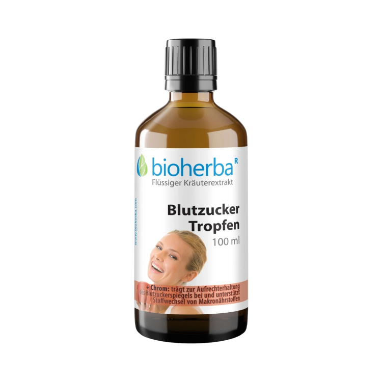 Kép Vércukorszint cseppek – tinktúra – 100 ml – Bioherba