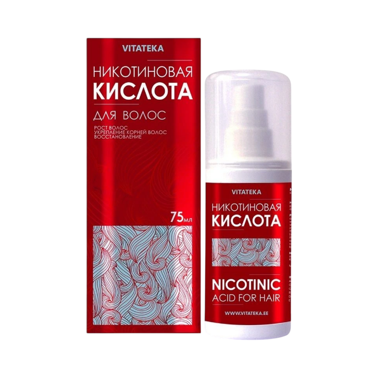 Kép Vitateka nikotinsav hajra – 75 ml