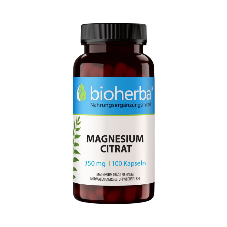 Kép Magnézium-citrát 350 mg – 100 kapszula – Bioherba