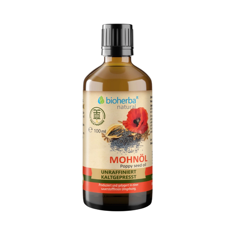 Kép Bioherba hidegen sajtolt mákolaj – 100 ml
