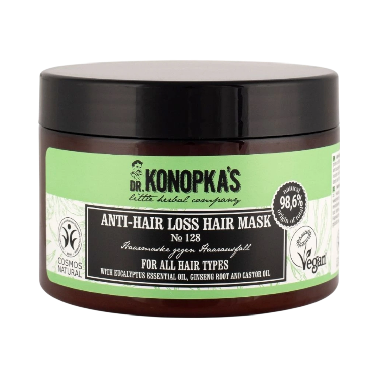 Kép Dr. Konopka's №128 hajhullás elleni hajmaszk minden hajtípusra – 300 ml