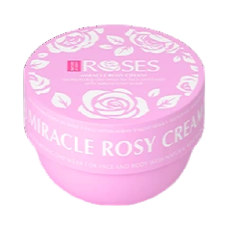 Kép MIRACLE ROSY vitalizáló arc- és testápoló krém természetes rózsavízzel 150 ml - NATURE OF AGIVA