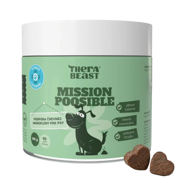 Kép Mission Poosible – probiotikumok és prebiotikumok kutyáknak – 60 db – Therabeast
