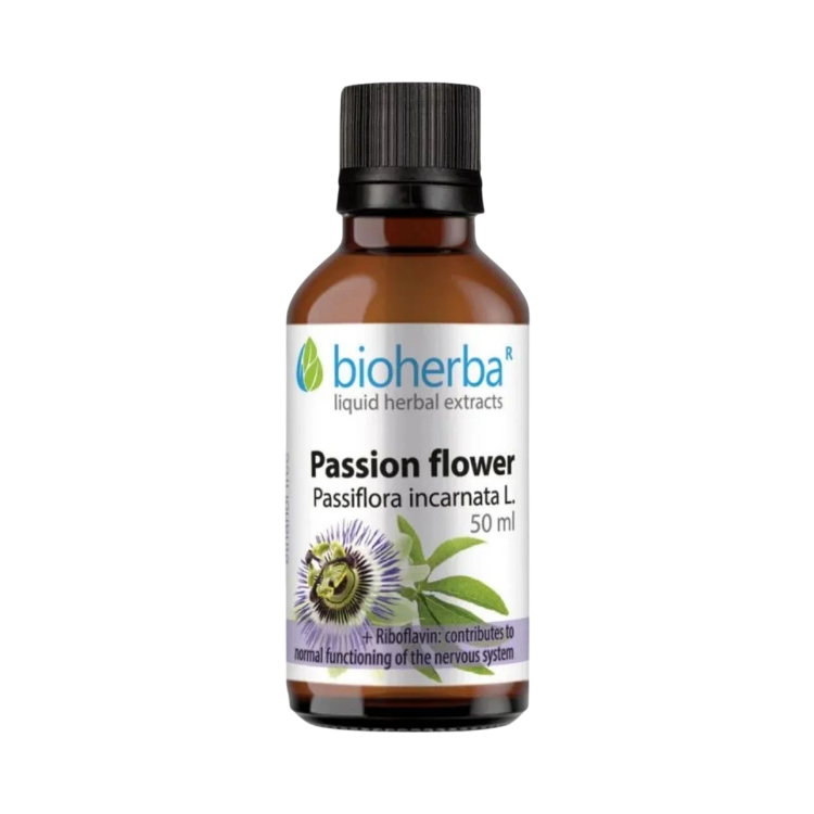 Kép Golgotavirág (Passiflora incarnata) cseppek – tinktúra – 50 ml – Bioherba