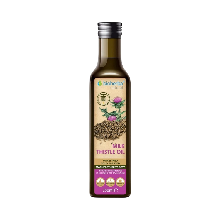 Kép Hidegen sajtolt máriatövisolaj – 250 ml – Bioherba