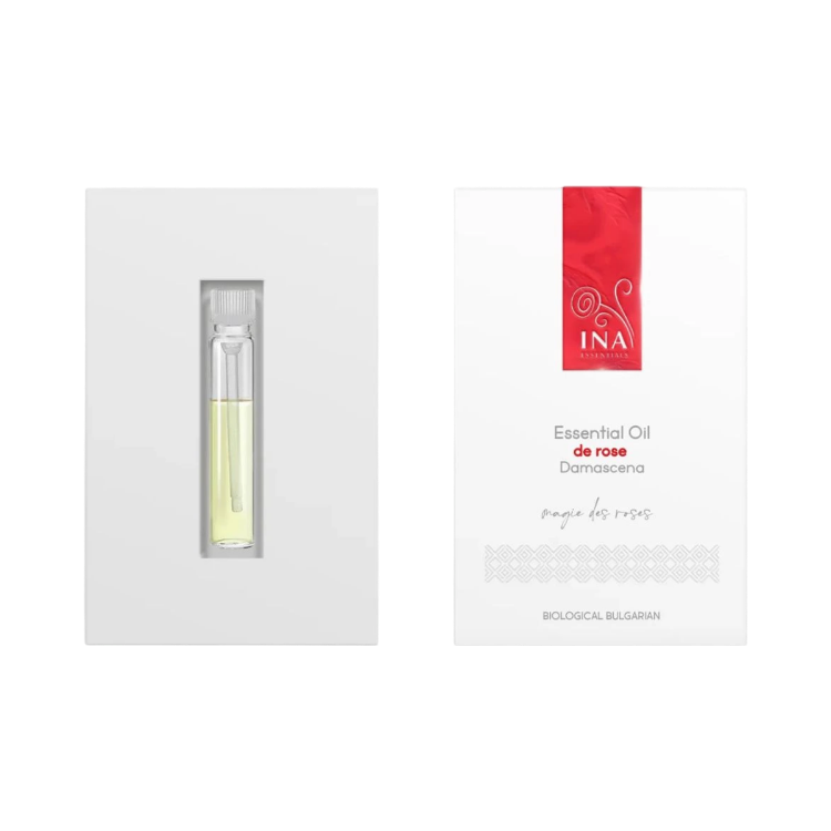 Kép Organikus rózsa illóolaj – 1 g/0,88 ml – INA Essentials