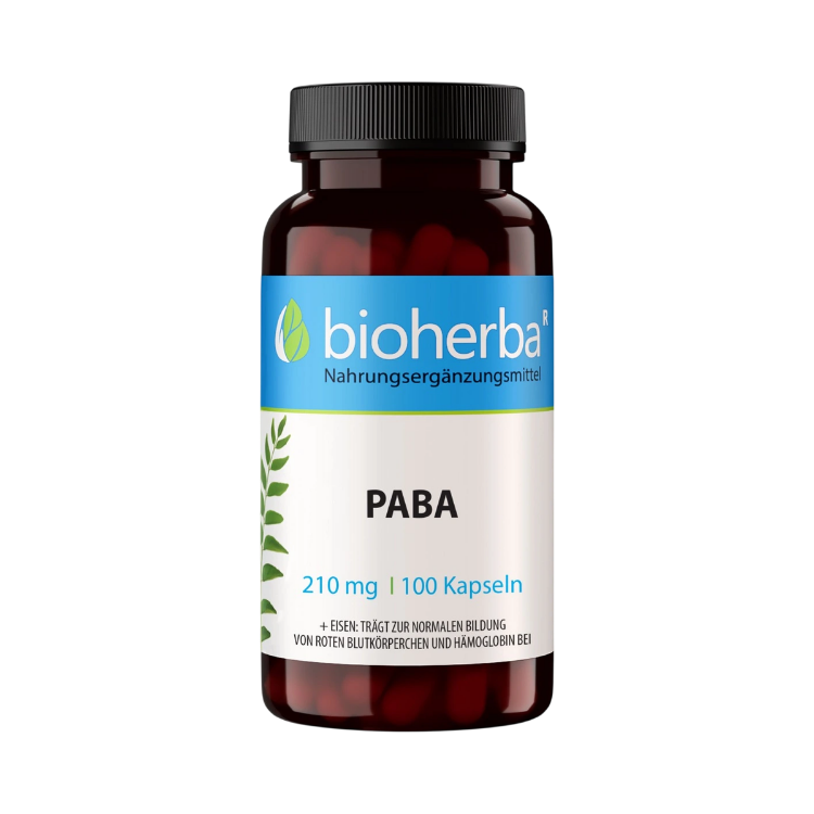 Kép PABA (para-aminobenzoesav) 210 mg – 100 kapszula – Bioherba