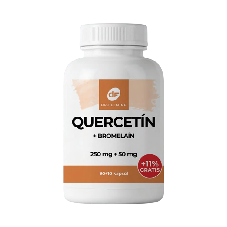 Kép Quercetin + Bromelain - 100 kapszula - Dr. Fleming