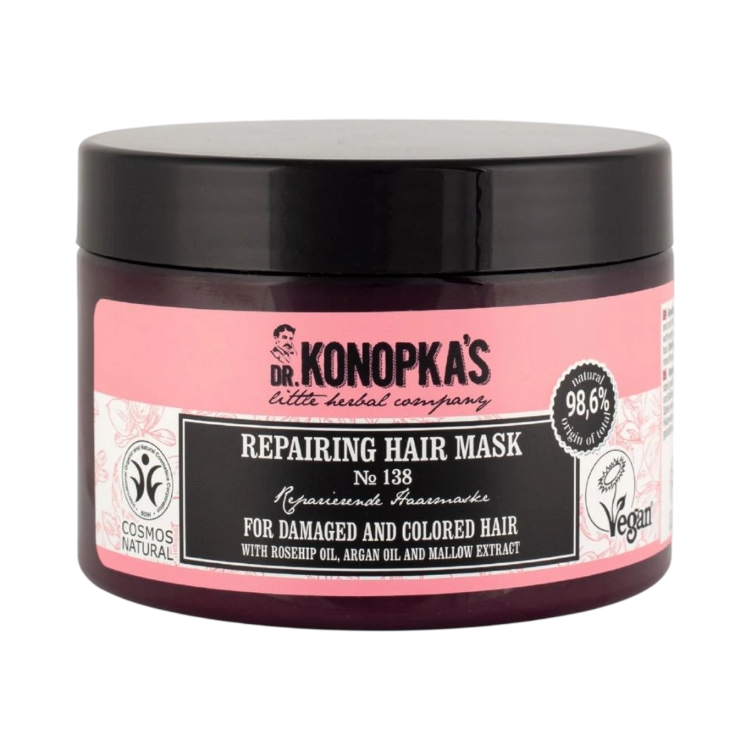 Kép Dr. Konopka's Regeneráló hajmaszk №138 sérült és festett hajra – 300 ml