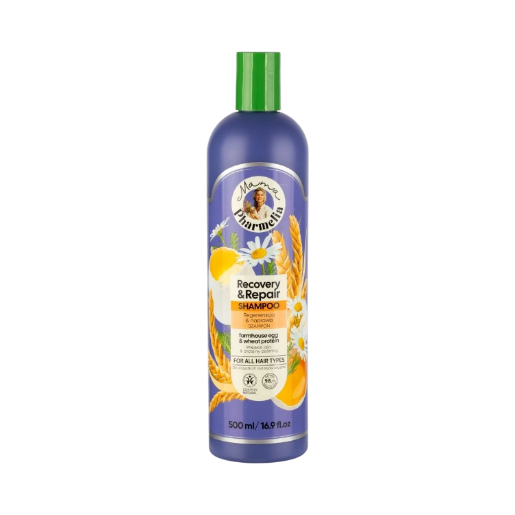 Kép Mama Pharmelia regeneráló és helyreállító sampon tojás- és búzaproteinekkel – 500 ml