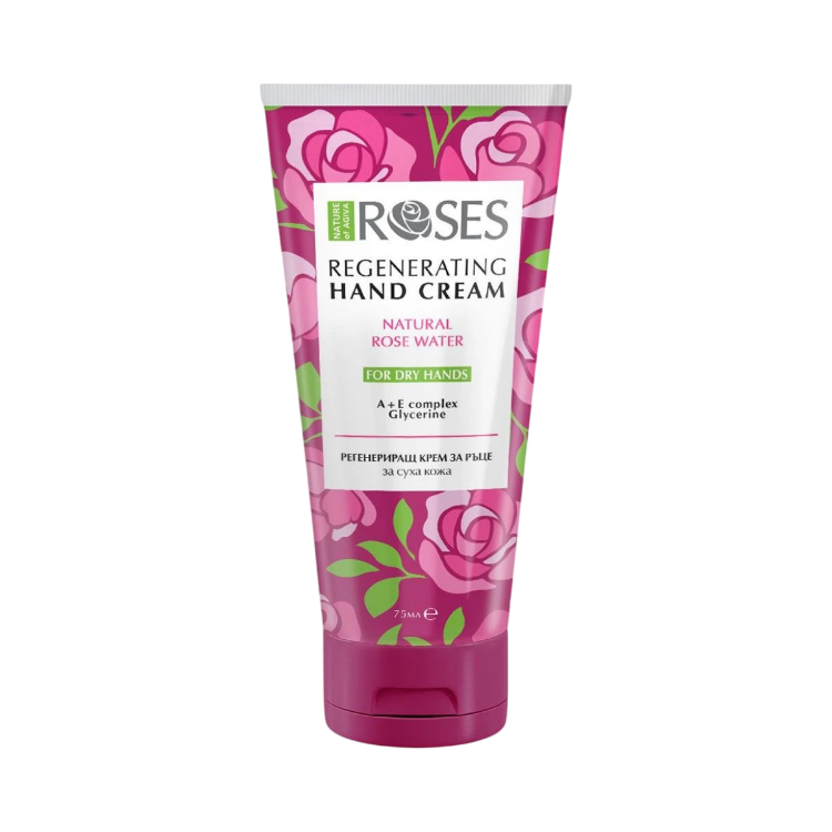 Kép ROSES regeneráló kézkrém száraz bőrre 75 ml - NATURE OF AGIVA
