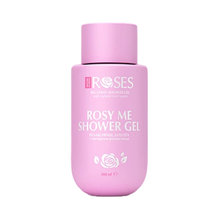 Kép ROSY ME relaxáló tusfürdő természetes rózsavízzel 300 ml - NATURE OF AGIVA